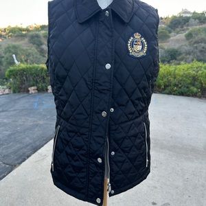 - Lauren Ralph Lauren Crest Quilted Vest NWT